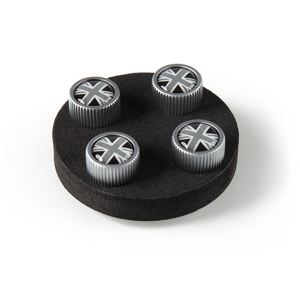 Styled Valve Caps - Black Jack image number null