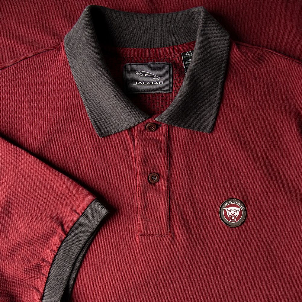 Men's Accent Collar Polo Shirt image number null